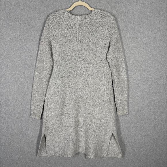 Peyton Jensen Cardigan Sweater‎ Small Gray Duster Chunky Long Lounge Cozy Comfy - Picture 10 of 13